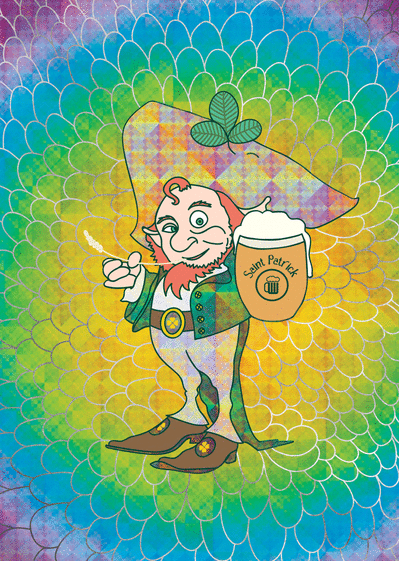 Carte Bière de la Saint Patrick Carte Saint Patrick