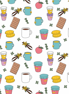 Carte Petit déjeuner de la fête des mères Carte bonne fête maman personnalisée
