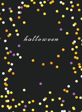 Carte Des lueurs pour Halloween Carte halloween