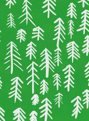 Carte La forêt des sapins de Noël Carte de noel