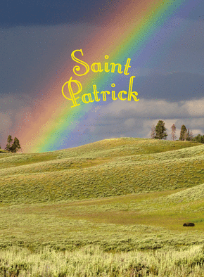 Carte Arc-en-ciel pour la Saint Patrick Carte Saint Patrick