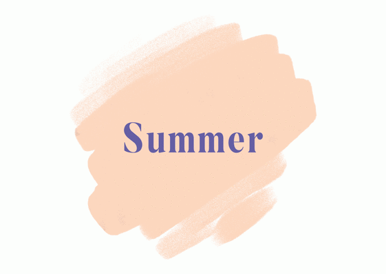 Carte  postale summer orange Carte postale de Juillet et d'été
