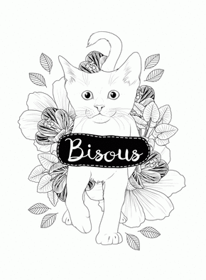 Luludsoo Bricolage Coloriage Par Nombres Chat Mignon