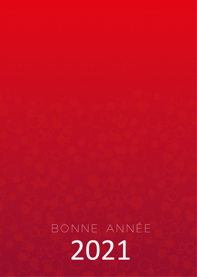 Carte Petites bulles de la bonne année 2022 Carte de voeux entreprise personnalisable 2022