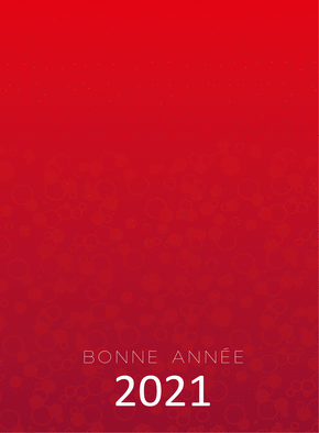 Carte Petites bulles de la bonne année 2022 Carte de voeux entreprise personnalisable 2022