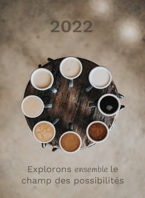 Carte Le champ des possibilités pour 2022 Carte de voeux entreprise originale 2022