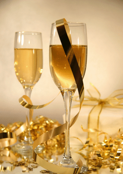 Carte Coupes de champagne Carte de voeux et champagne en 2023