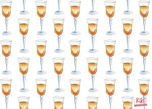 Carte Champagne de l`amour Carte Saint Valentin personnalisée