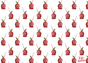 Carte Pommes d`amour de Saint Valentin Carte Saint Valentin personnalisée