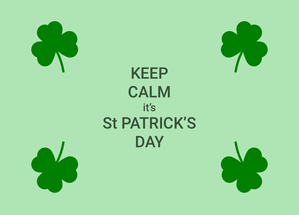 Carte Keep calm It`s St Patrick`s day Carte Saint Patrick