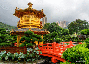 Carte Temple doré à Hong-kong Carte de paysages