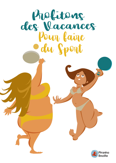 Carte Sport de plage pour les vacances Carte vacances sportives