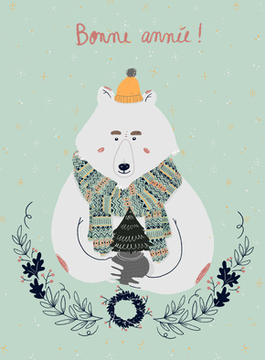 Bonne ann&eacute;e gentil ourson