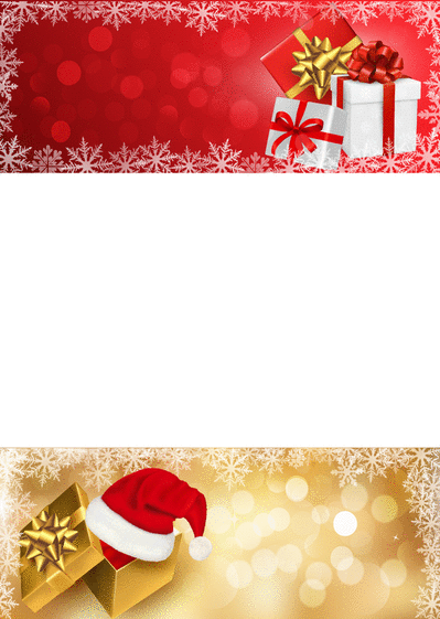 Carte Un noël plein de cadeaux Carte noël personnalisée