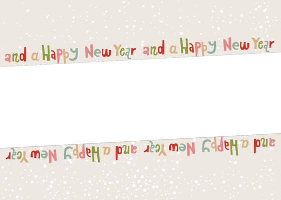 Carte And a happy new year Carte de voeux 2021