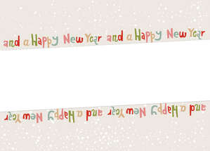 Carte And a happy new year Carte de voeux 2021