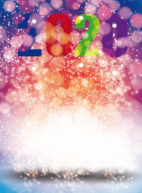 Carte de voeux p&eacute;tillante