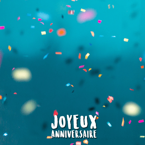 Carte Une pluie de confettis d`anniversaire Carte anniversaire personnalisée