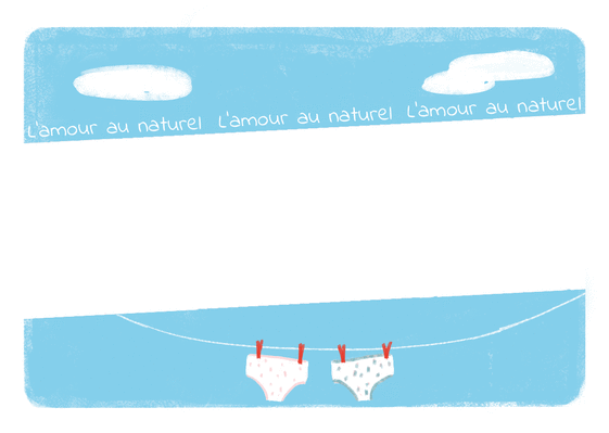 Carte L`amour au naturel deux femmes Carte Saint Valentin personnalisée