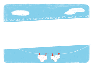 Carte L`amour au naturel deux femmes Carte Saint Valentin personnalisée