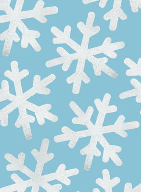 Carte De gros flocons de neige Carte de Février et d'hiver
