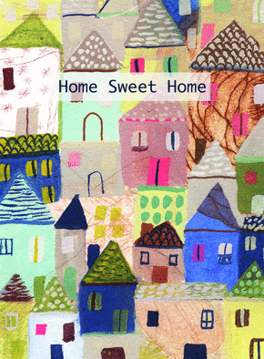 Carte Home Sweet Home Carte de déménagement