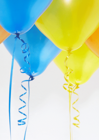 Carte Ballons invitation anniversaire Invitation anniversaire