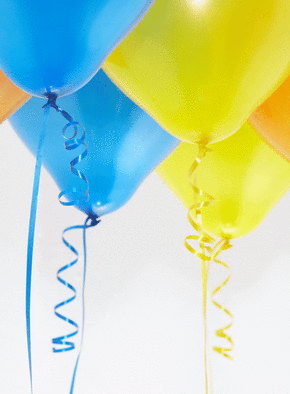 Carte Ballons invitation anniversaire Invitation anniversaire