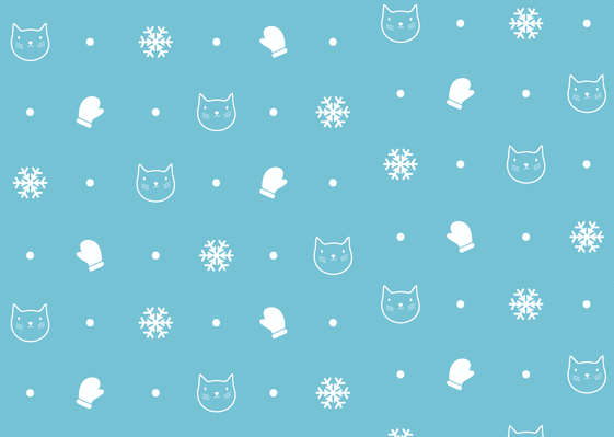 Carte  postale flocons de neige Carte de Février et d'hiver