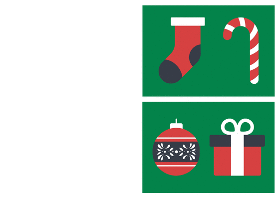 Carte Joyeux Noël minimaliste Carte noël personnalisée