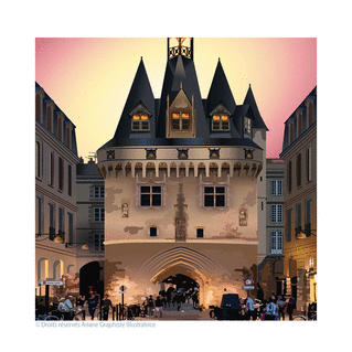 Carte Porte Cailhau - Bordeaux Carte postale France