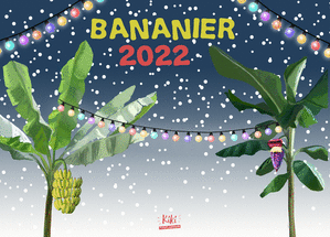 Carte Bananier 2022 Carte de voeux humour 2022