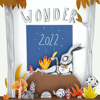 Carte Wonder 2022 Carte bonne année 2022 en plusieurs langues