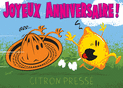 Citron press&eacute; pour un anniversaire p&eacute;tillant