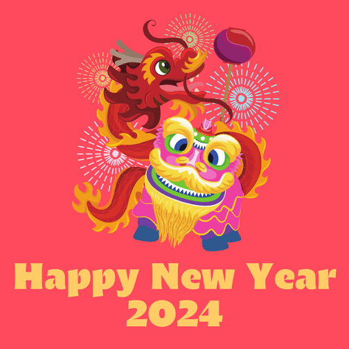 Carte Bonne année du lapin rigolote Carte nouvel an chinois 2023