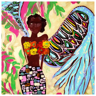 Carte Inspirée des couleurs de Port-au-Prince Carte divers