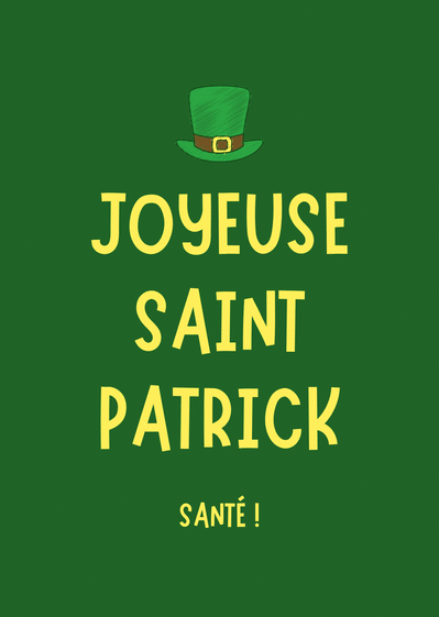 Carte Joyeuse Saint Patrick Carte Saint Patrick