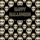 Happy Halloween têtes de mort