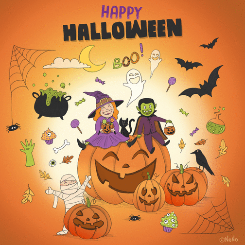 Carte Happy Halloween Carte Halloween pour enfant