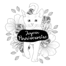 Modele De Texte Anniversaire Chat Gratuits Message Anniversaire Chat Merci Facteur