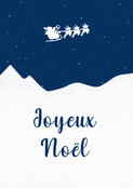 Joyeux No&euml;l sous un ciel &eacute;toil&eacute;