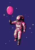 Astronaute rose