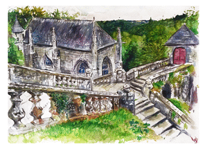 Carte Chapelle Sainte-Barbe dans le Finistère Carte postale France