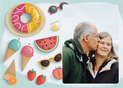 Délices estivaux avec glaces et fruits frais (personnalisation 2)