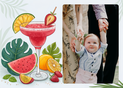 Cocktail tropical pour des vacances rafraîchissantes (personnalisation 2)