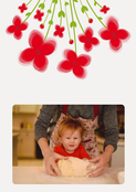 Des fleurs rouges pour mamie (personnalisation 1)