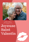 Bisous joyeuse St Valentin (personnalisation 1)