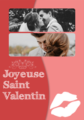 Bisous joyeuse St Valentin (personnalisation 4)