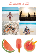 Souvenirs frais des vacances d'été (personnalisation 1)