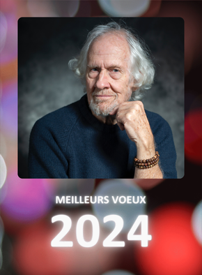 Carte Vos voeux 2022 sur des lueurs Carte de voeux entreprise personnalisable 2022